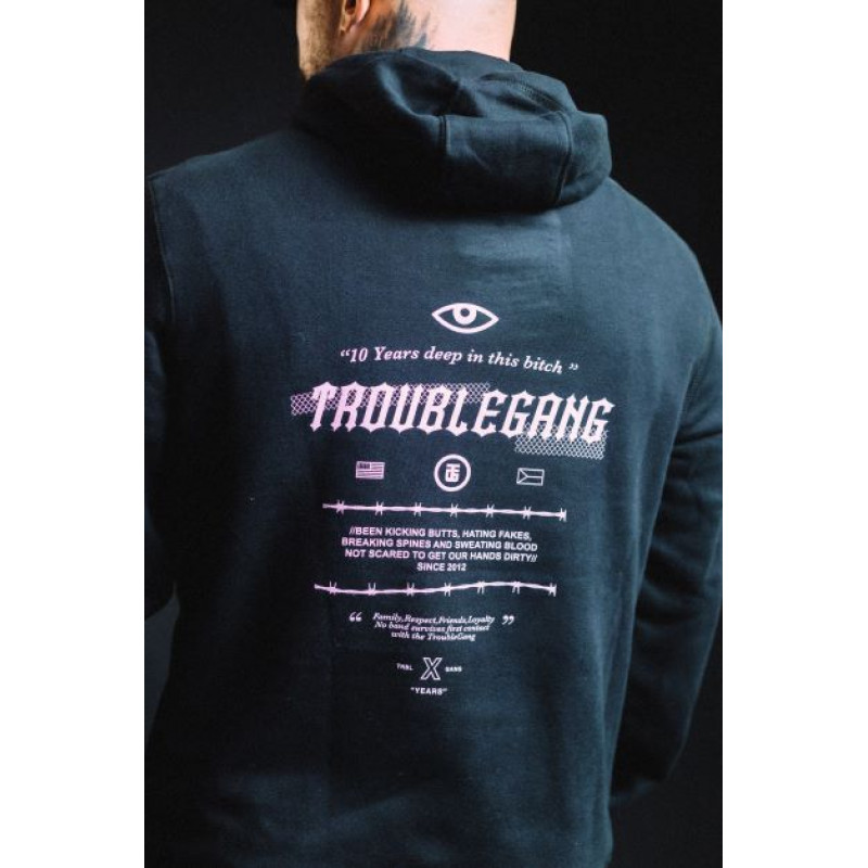 10 YEARS / MIKINA / CERNA